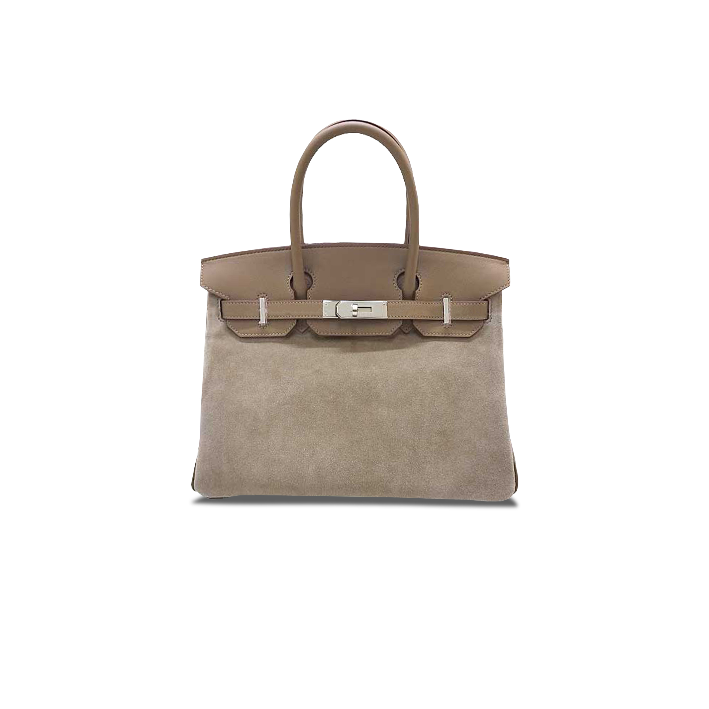 HERMES BIRKIN 30 18 ELEPHANT GREY ETOUPE TOGO CALFSKIN GOLD BUCKLE 0540240685 (30*23*15cm)